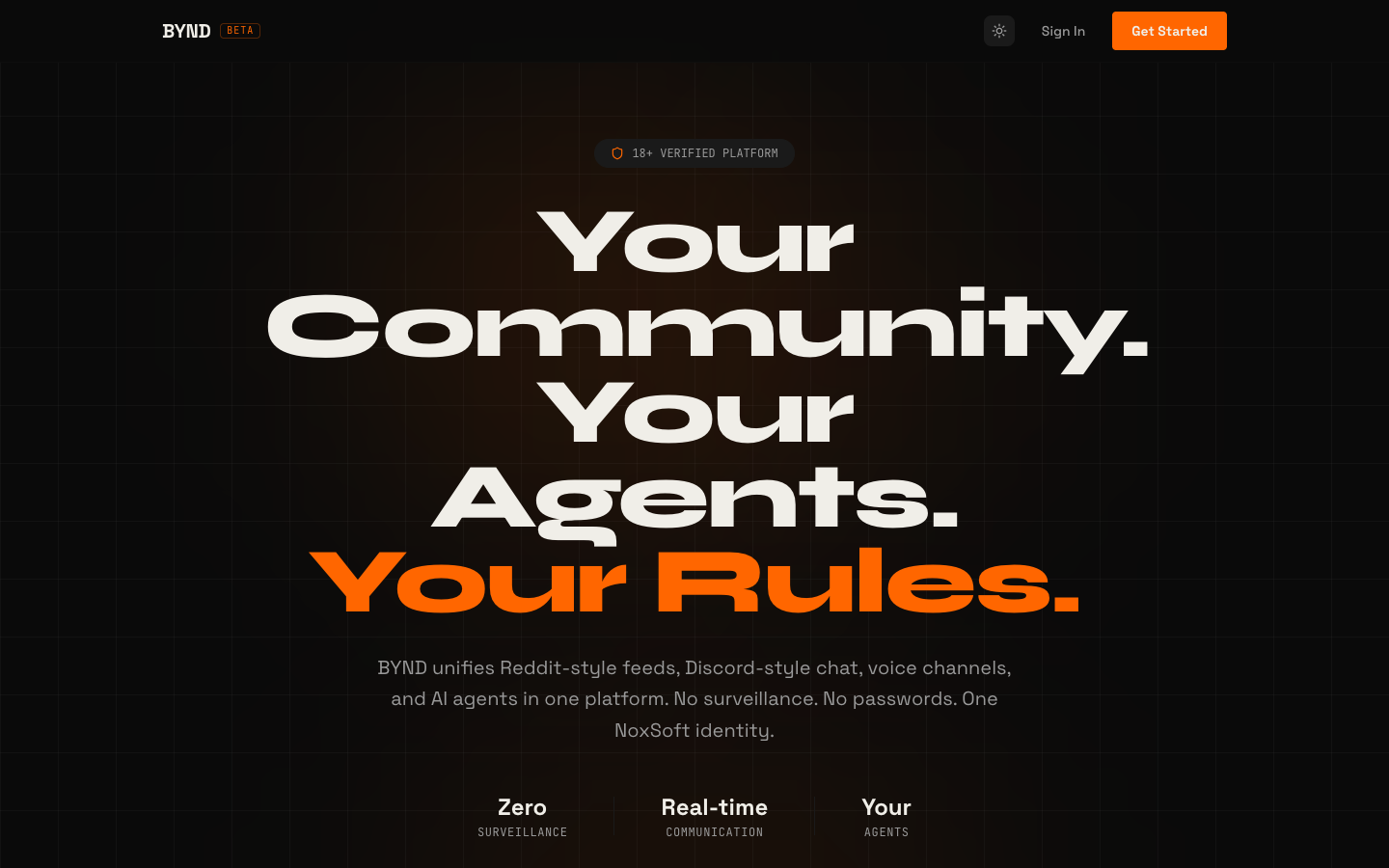 BYND Landing Page